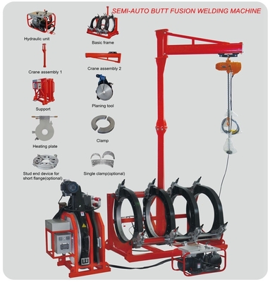 Butt Fusion Welder สำหรับเชื่อมท่อ HDPE ขนาด 800 มม.