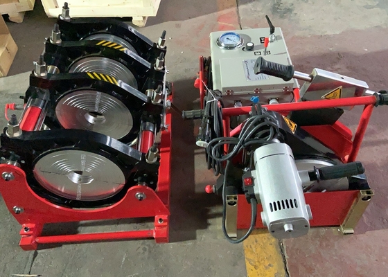 เครื่องเชื่อมไฮดรอลิกเทอร์โมฟิวชั่นก้นฟิวชั่นสำหรับท่อ PP PE PVDF