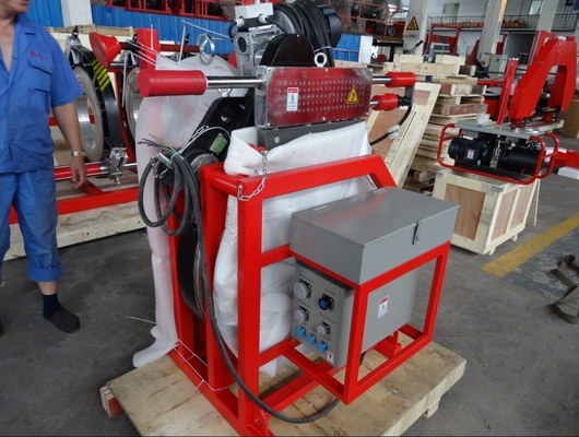 เครื่องเชื่อมฟิวชั่นก้นไฮดรอลิก HDPE 380V 630MM