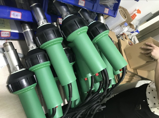 ปืนเชื่อมอากาศร้อน 1600W 220V, เครื่องเชื่อมพีวีซีอากาศร้อน 180 ลิตร / นาที