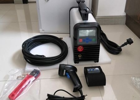 เครื่องเชื่อมโพลีแบบแมนนวล 110V เครื่องเชื่อมท่ออิเล็กโทรฟิวชันแรงดันคงที่