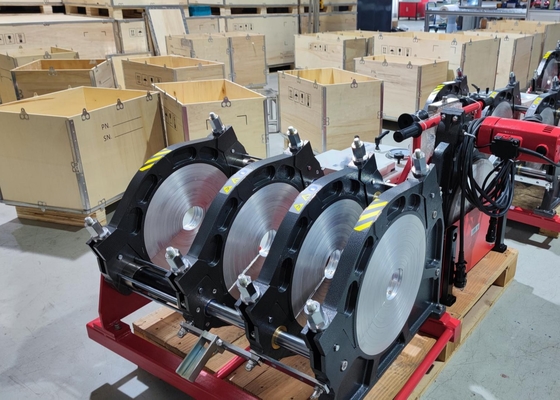 ASTM HDPE ก้น ฟิวชั่น เครื่องเชื่อมรอยต่อ IPS 8 นิ้ว 220V เฟสเดียว