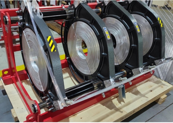 Field IPS Hydraulic ก้น Welder 16 '', เครื่องเชื่อมท่อฟิวชั่นพร้อมเครน