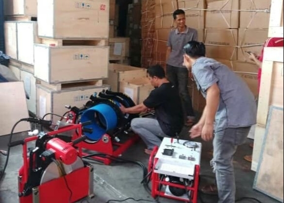 IPS12 "เครื่องเชื่อม HDPE ก้น ฟิวชั่น 6.3Mpa พร้อมใบรับรอง SGS