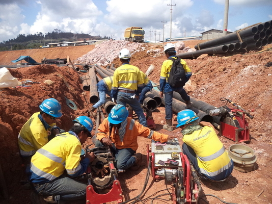 ZEMO 5.35KW HDPE ก้น ฟิวชั่น เครื่องเชื่อม, IPS HDPE ท่อ Joint เครื่องจักร