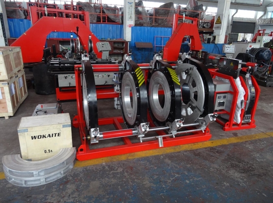 415V เครื่องเชื่อมไฮดรอลิก Pe ท่อ ฟิวชั่น 800MM ความปลอดภัยรับประกัน 24 เดือน