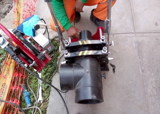 110V 60HZ เครื่องเชื่อมฟิวชั่น Hdpe แบบแมนนวล CE อนุมัติใช้งานง่าย