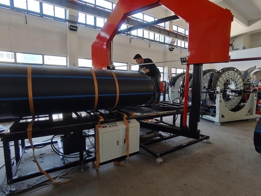 เครื่องตัดท่อ PP 50Hz 800mm สอดคล้องกับมาตรฐาน 98/37/EC