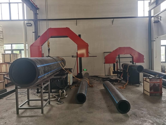 315mm ท่อ วงดนตรี เลื่อย 380V 50/60HZ HDPE เครื่องตัดท่อ
