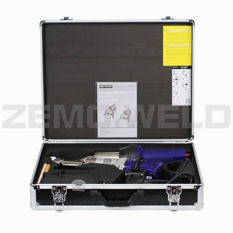 Weldy Ex2 3000w มือถือพลาสติก Extruder ปืนสําหรับ 3-4 มิลลิเมตร